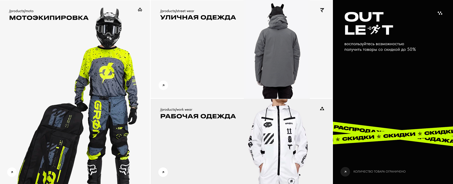 Изображение этапа Прототип проекта GROM WEAR